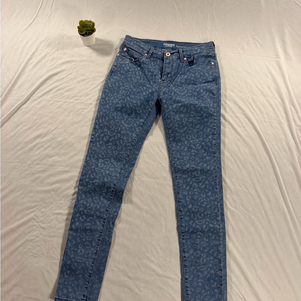 Levi’s Denizen Jegging Jean Leggings Cheetah Print Size 28